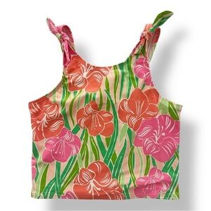 Lilly Pulitzer | Floral Tankini Top (8 yrs) 🌺